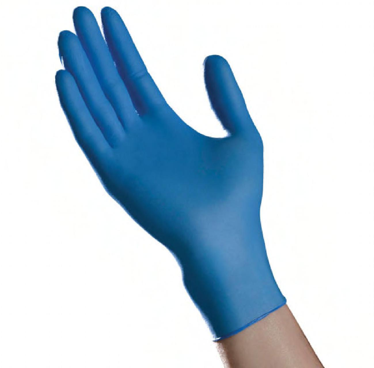 Ambitex® Gloves Large (LG) Blue 3MIL Nitrile Powder-Free 100 Count/Box 10 Box/Case 1000 Count/Case