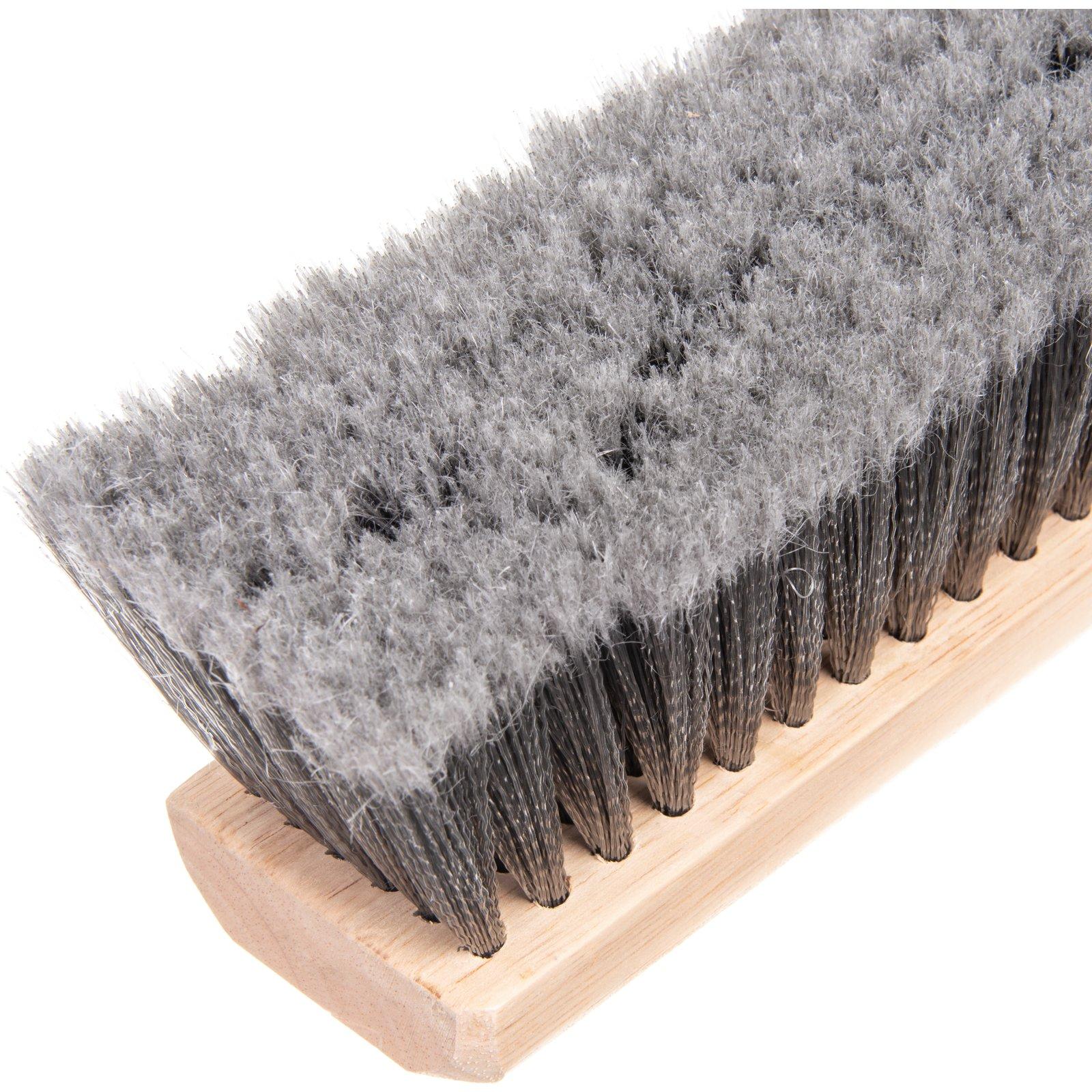 Flo-Pac® Floor Brush 36 IN Wood PP Gray Flagged 1/Each