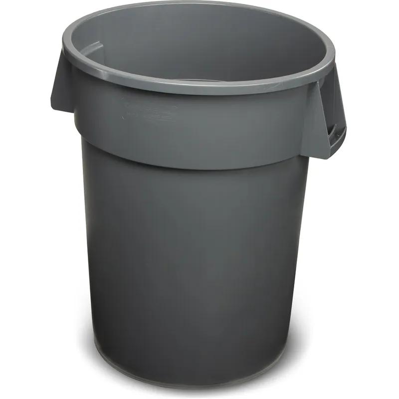 Trash Can 44 GAL 176 QT Gray Round HDPE 1/Each
