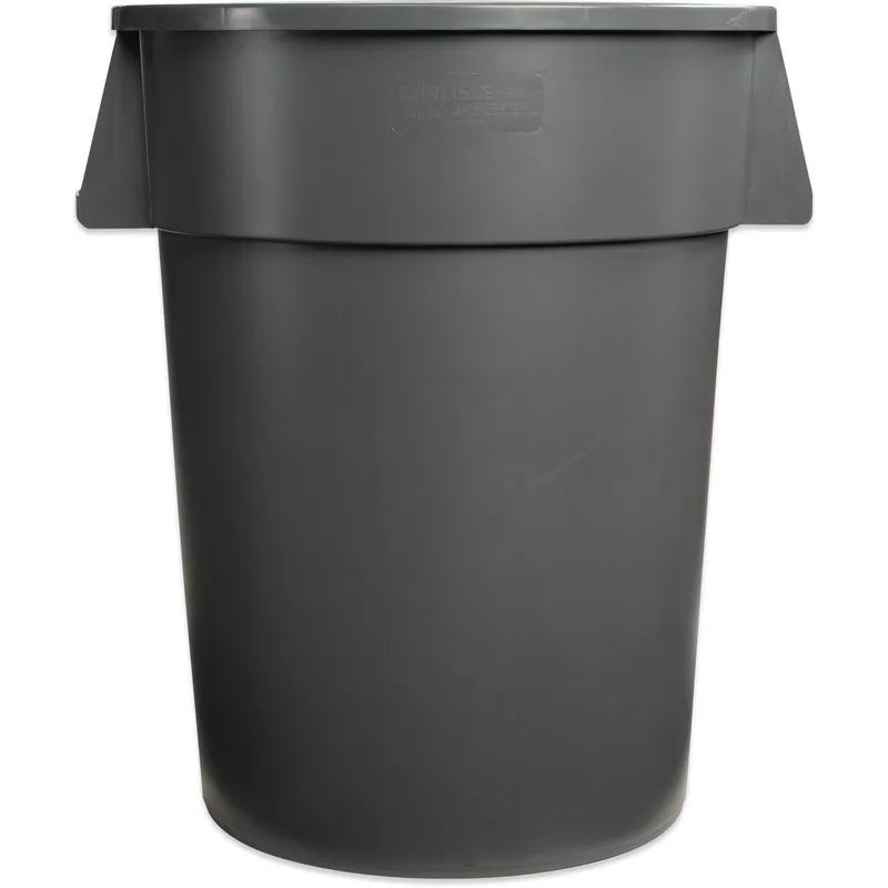 Trash Can 44 GAL 176 QT Gray Round HDPE 1/Each