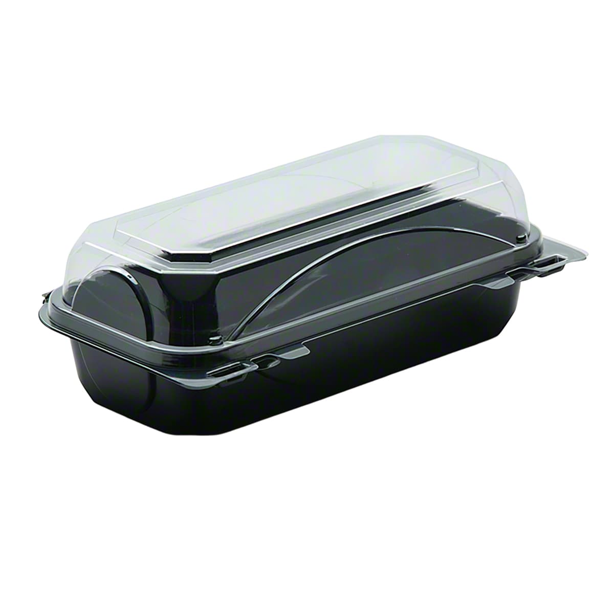 Bakery Hinged Container 5X9 IN Black 250/Case