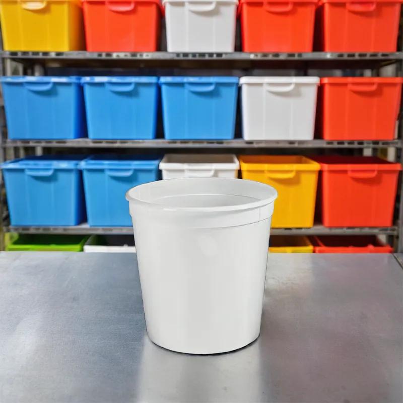 Bucket & Tub Base 85 OZ PET White 200/Case
