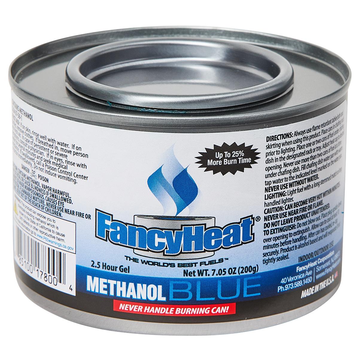 Methanol Chafing Fuel 7.05 OZ 2.5-HR 72/Case