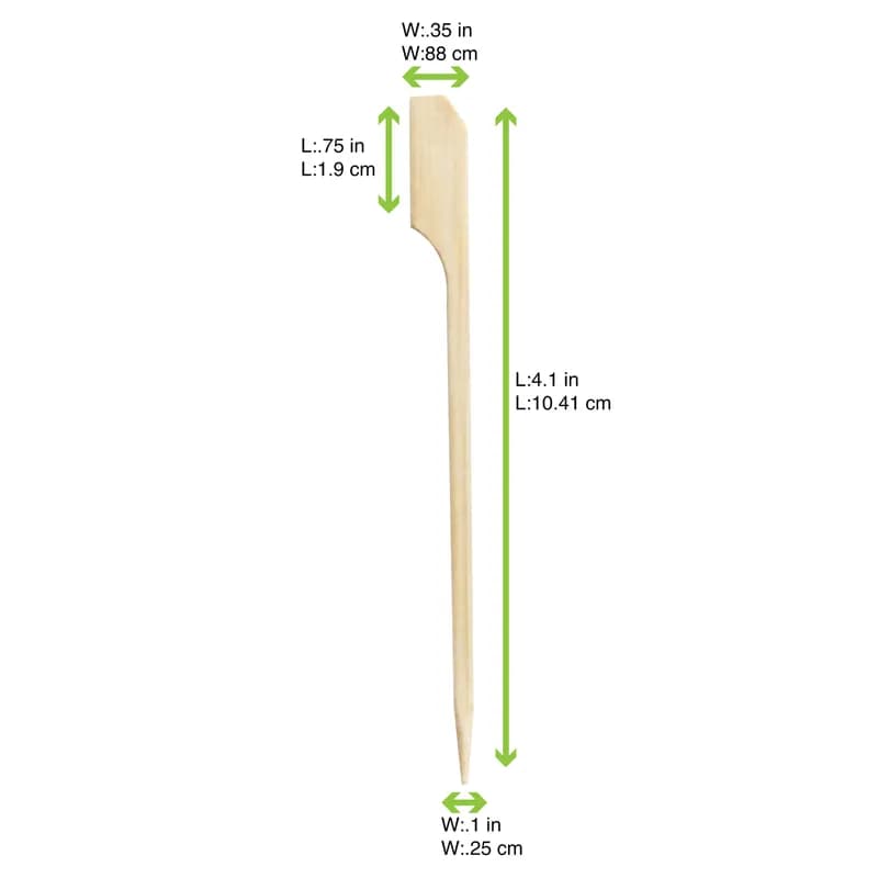 Paddle Pick 4.1 IN Bamboo Natural 2000/Case
