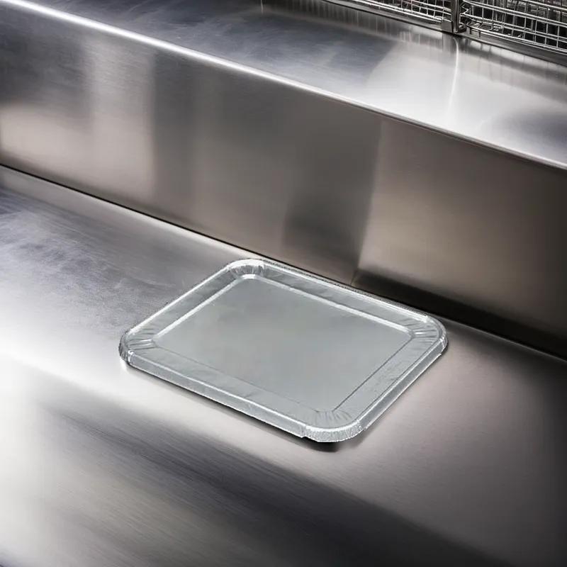 Cover 1/2 Size Aluminum Silver For Steam Table Pan 100/Case