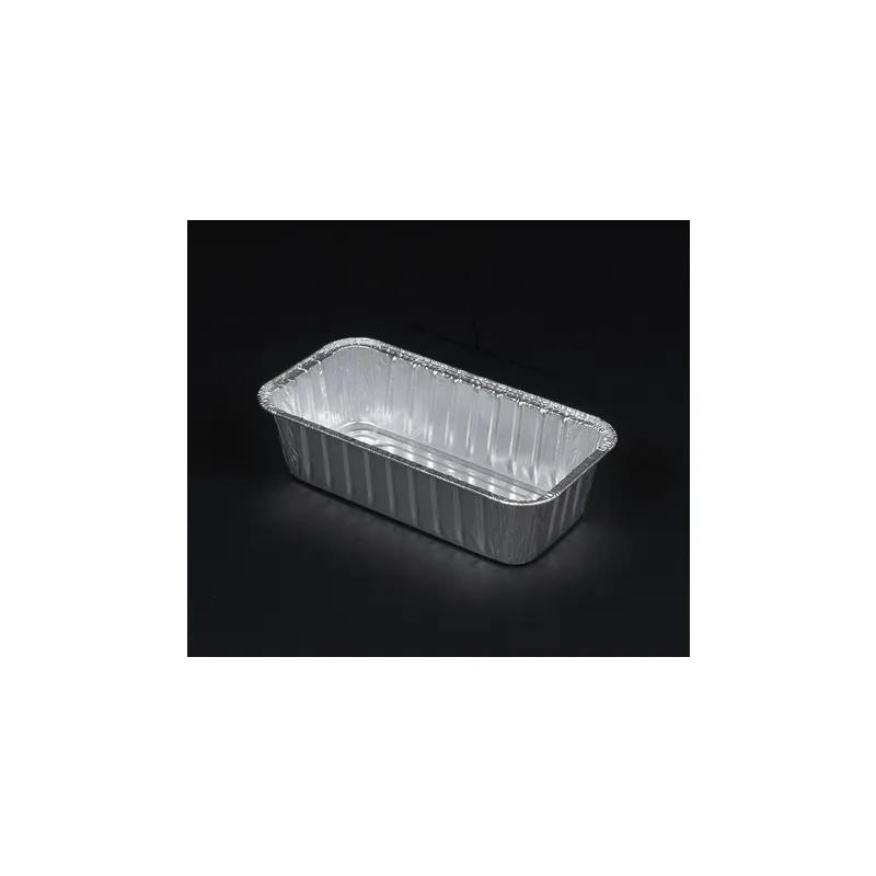 Bread & Loaf Pan 2 LB 8.6875X4.5625X2.375 IN Aluminum Silver Rectangle Full Curl 500/Case