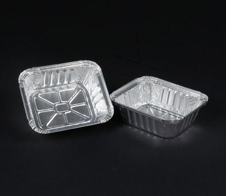 Take-Out Container Base 5.75X4.875X1.8125 IN Aluminum Silver Oblong 1000/Case