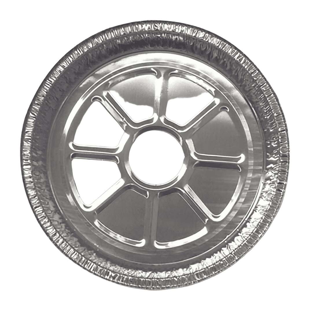 Take-Out Container Base 8 IN Aluminum Foil Silver Round Closeable 500/Case