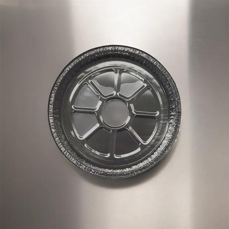 Take-Out Container Base 8 IN Aluminum Foil Silver Round Closeable 500/Case