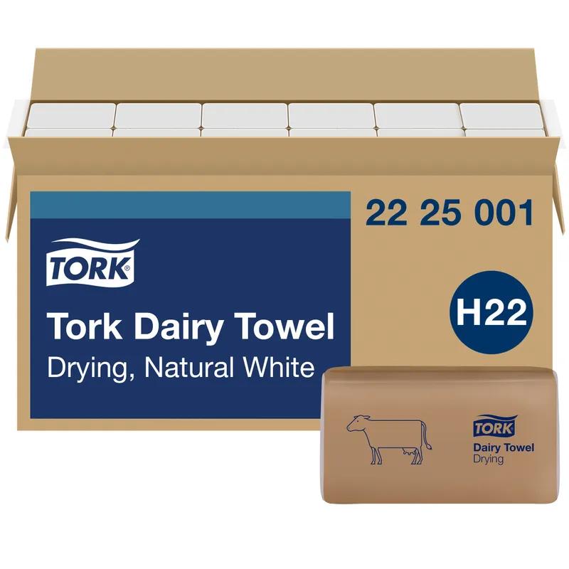 Tork Dairy Cow Udder Wipe  10X9 IN Folded: 5X9 IN Natural White Single Fold Refill Universal 150 Count/Pack