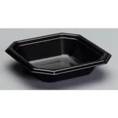 Take-Out Container Base 20 OZ Polystyrene Foam Black Laminated 4/Case