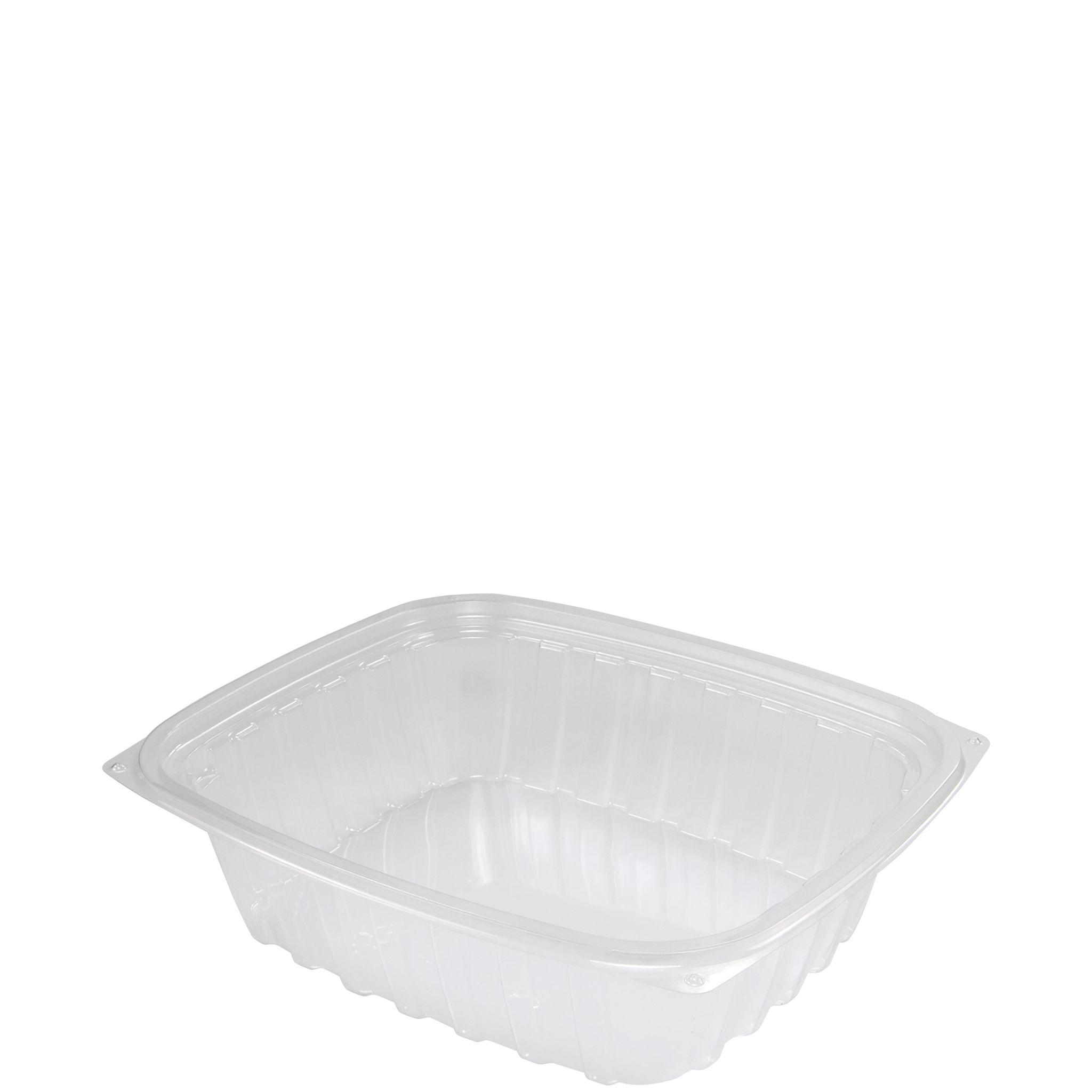 Dart® ClearPac® Deli Container Base 24 OZ OPS Clear Rectangle 63 Count/Pack 8 Packs/Case 504 Count/Case