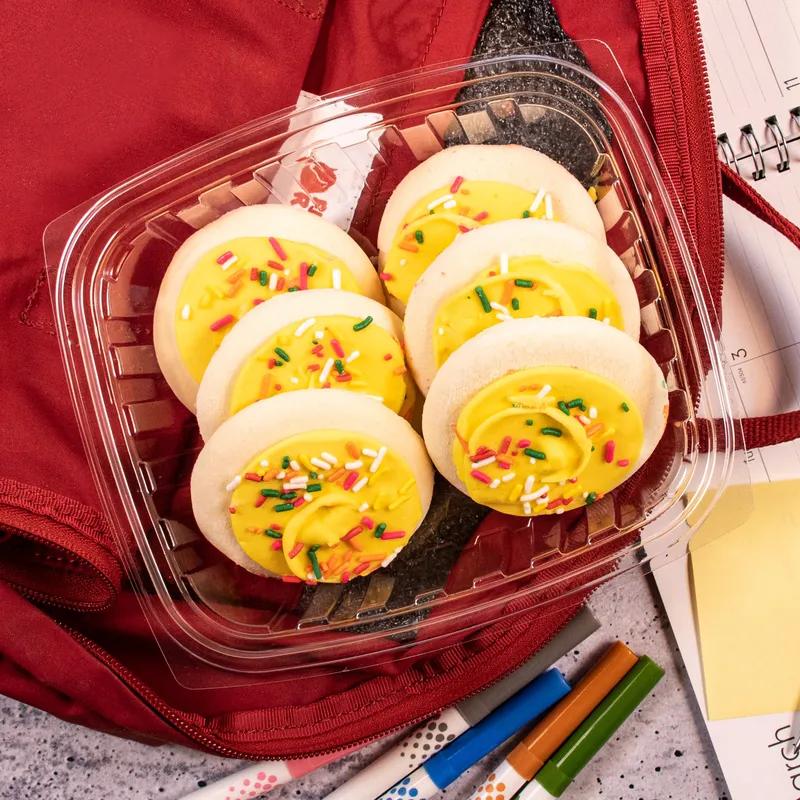 Dart® ClearPac® Deli Container Base 24 OZ OPS Clear Rectangle 63 Count/Pack 8 Packs/Case 504 Count/Case