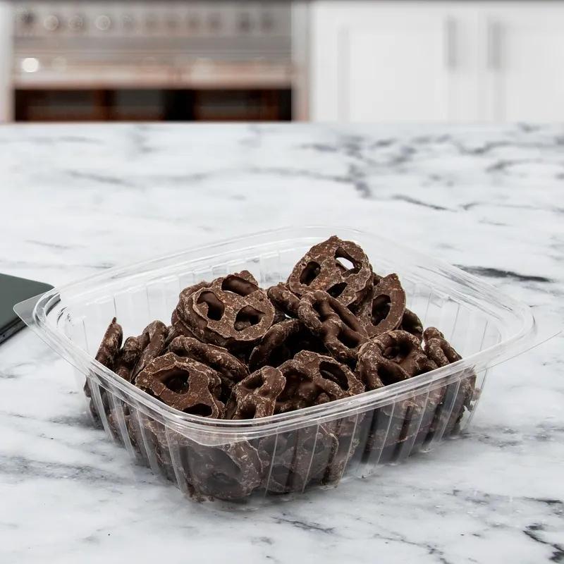 Dart® ClearPac® Deli Container Base 24 OZ OPS Clear Rectangle 63 Count/Pack 8 Packs/Case 504 Count/Case