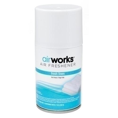AirWorks® Air Freshener Fresh Linen Aerosol 7 OZ Refill 12/Case