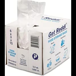 Utility Bag 6X3X15 IN Plastic 0.68MIL 1000/Case
