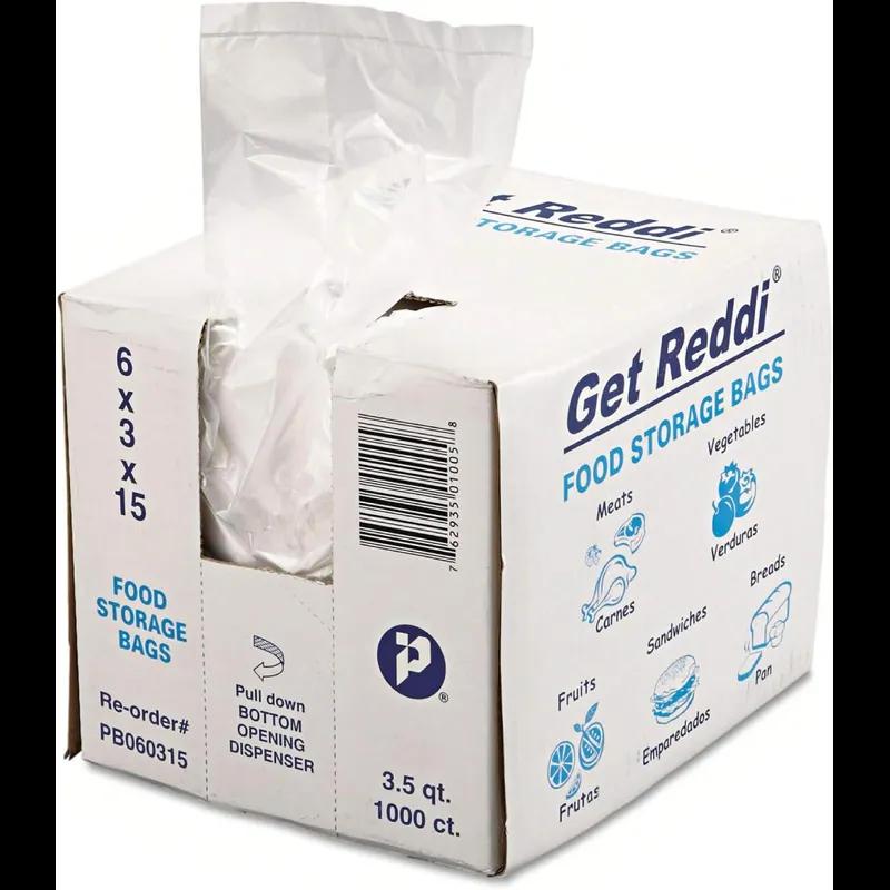 Utility Bag 6X3X15 IN Plastic 0.68MIL 1000/Case