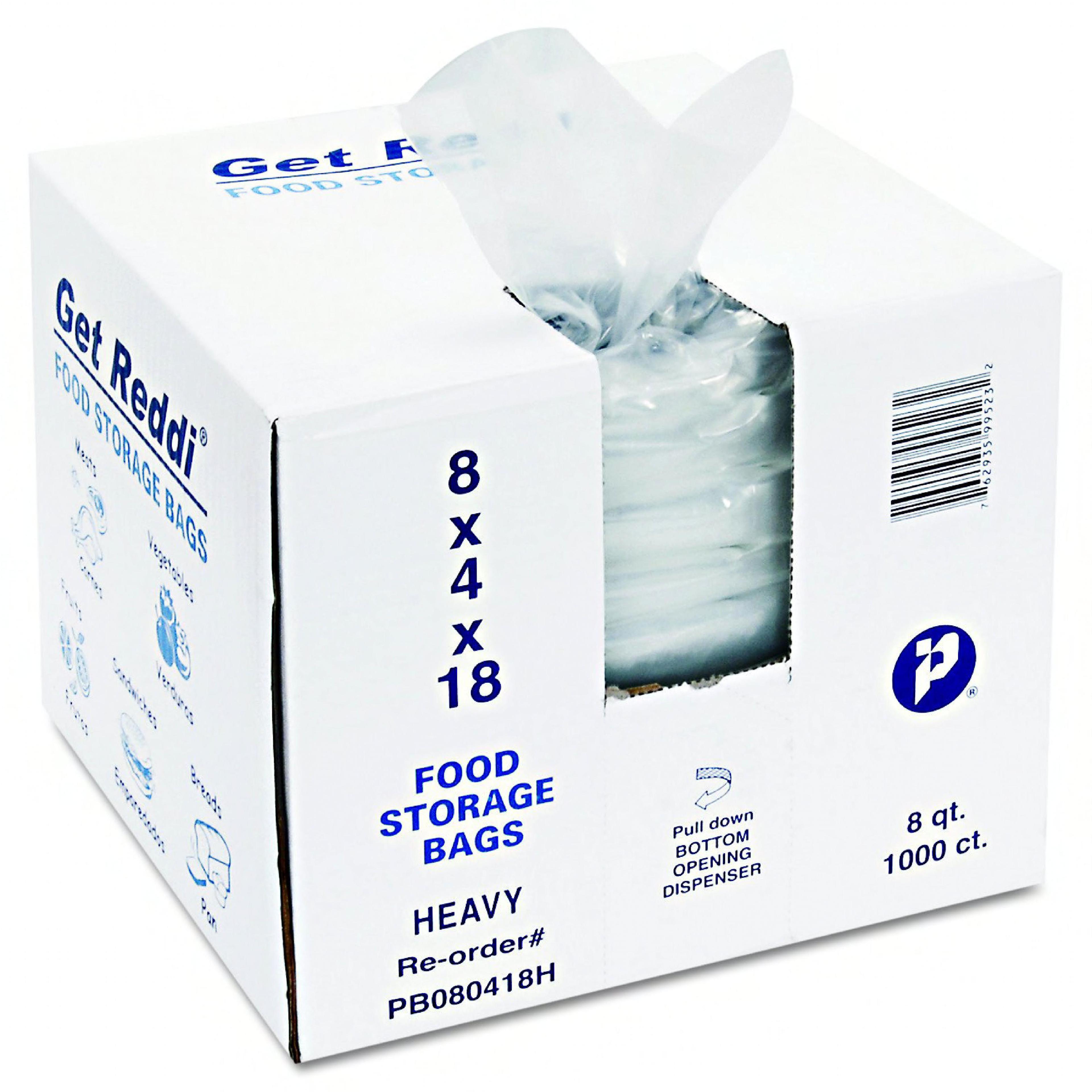 Utility Bag 8X4X18 IN 1MIL Clear 1000/Case