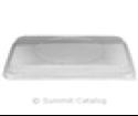 Dart® ClearPac® Lid Dome 9X7.375 IN 1 Compartment OPS Clear Rectangle For 48-64 OZ Container Unhinged 250/Case