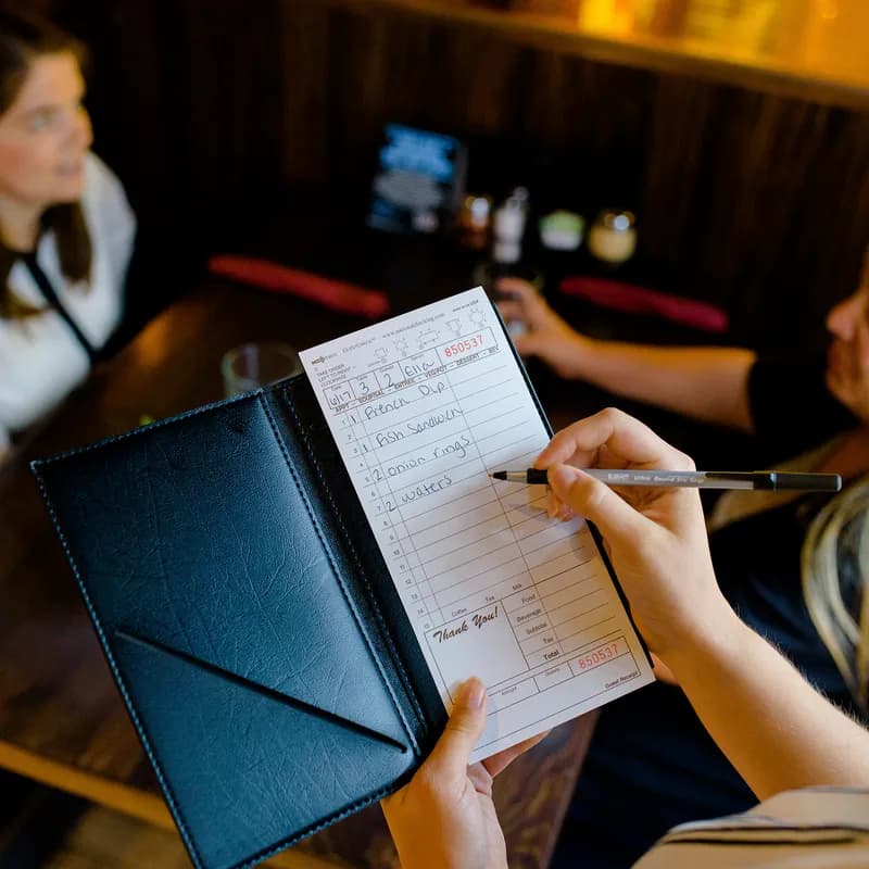 Guest Check Large (LG) 4.25X9 IN Paper Cardboard Tan 1-Part 2000/Case