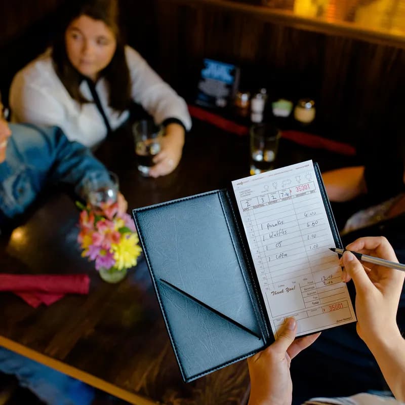 Guest Check 4.25X8.5 IN 2-Part Carbonless Large 50 Count/Pack 40 Packs/Case