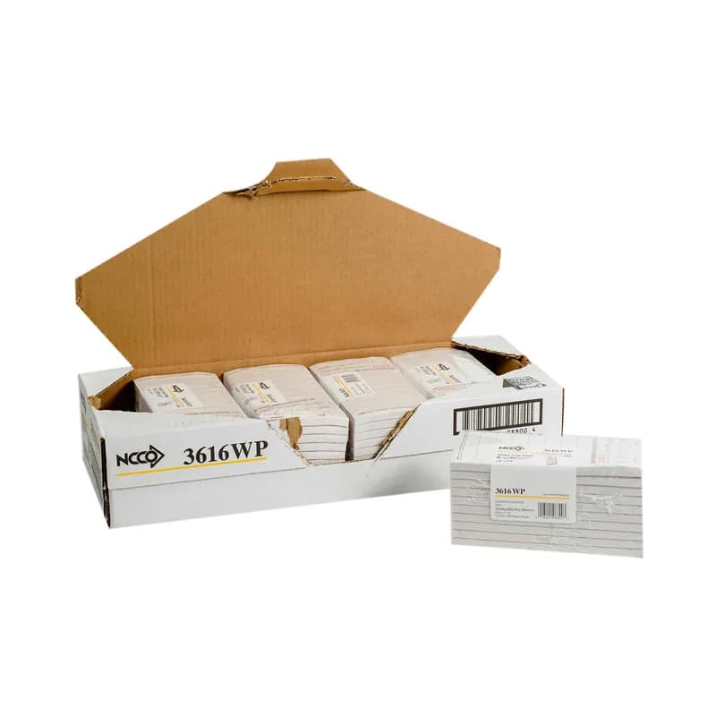 Guest Check 3.5X6.75 IN White Medium Single Copy Paper 100 Count/Pack 50 Packs/Case