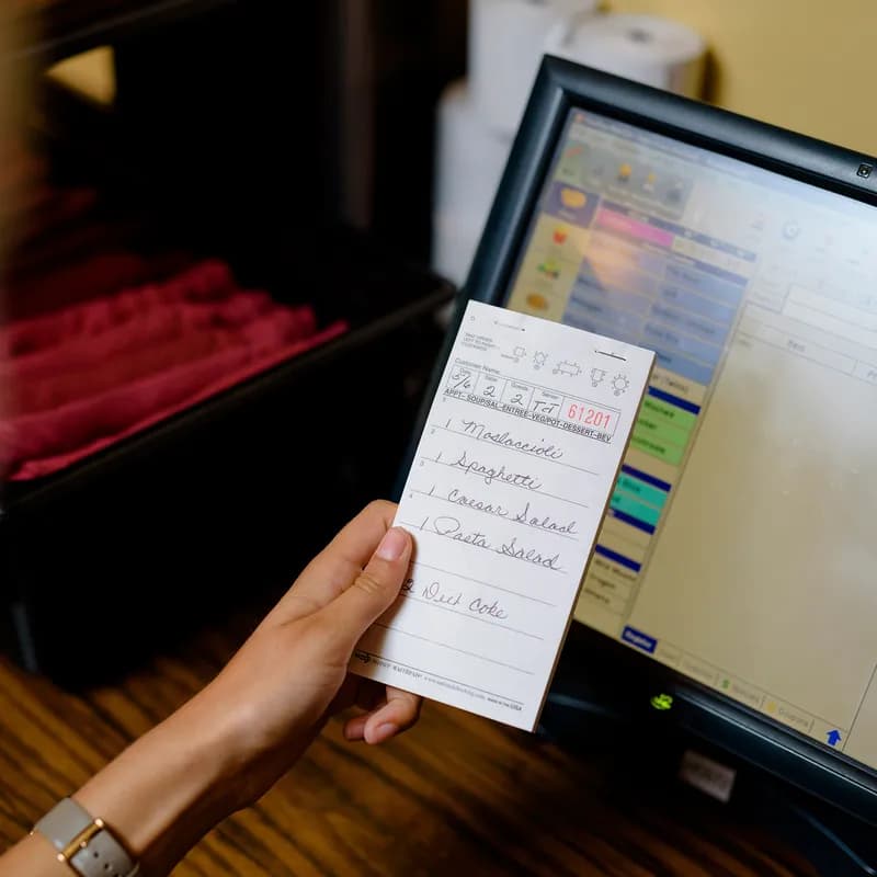 Guest Check 3.5X6.75 IN White Medium Single Copy Paper 100 Count/Pack 50 Packs/Case