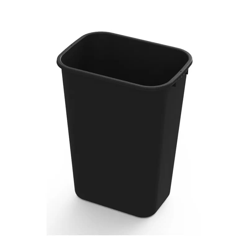 O-Cedar® Trash Can 15.7X11.34X20 IN 10-41 GAL 10 QT Black Plastic 1/Each
