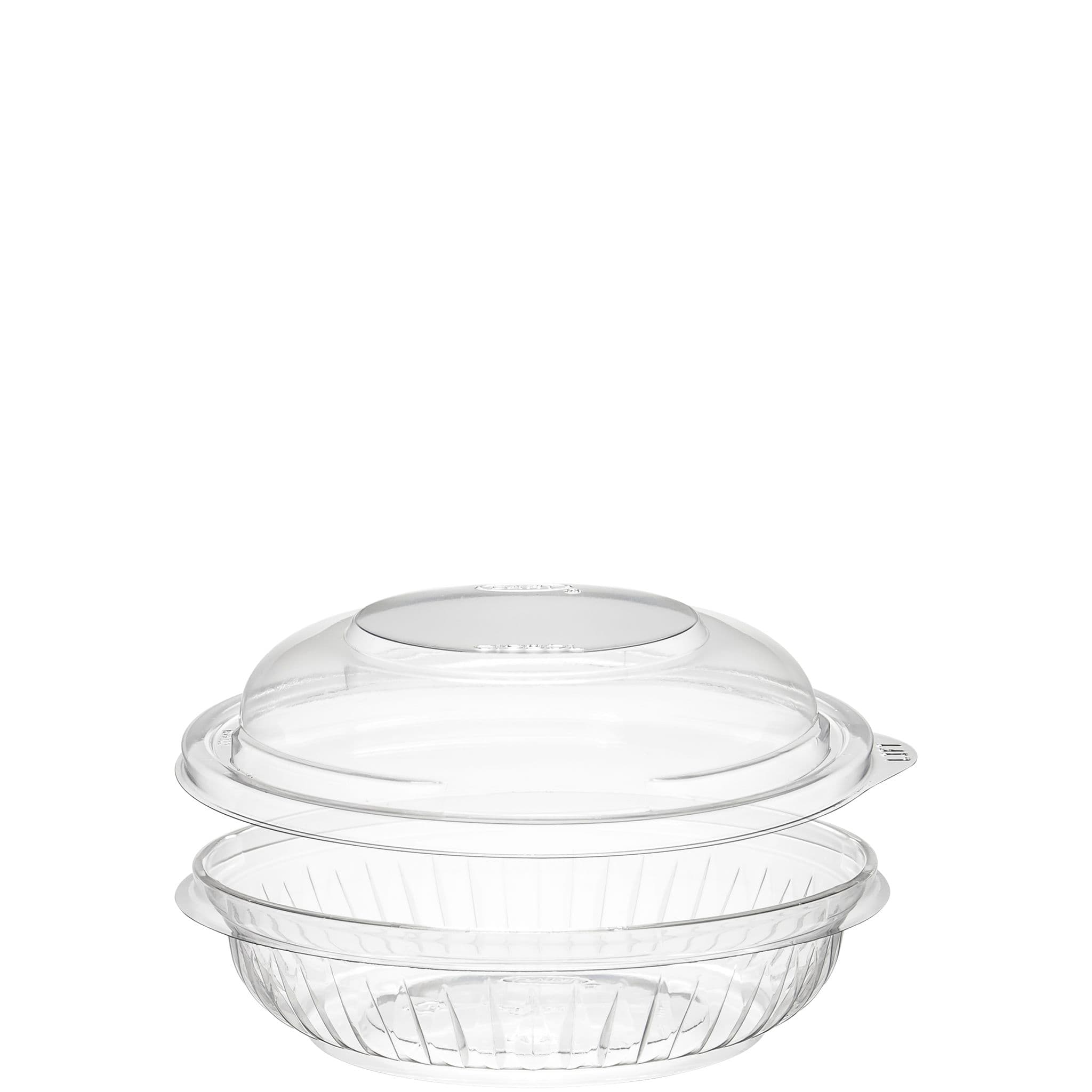 Dart® PresentaBowls® Bowl & Lid Combo With Dome Lid 8 OZ PET Clear Round Unhinged Freezer Safe 252/Case