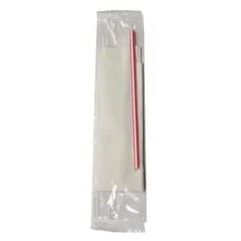 2PC Cutlery Kit With Napkin, Spike Straw 1000/Case