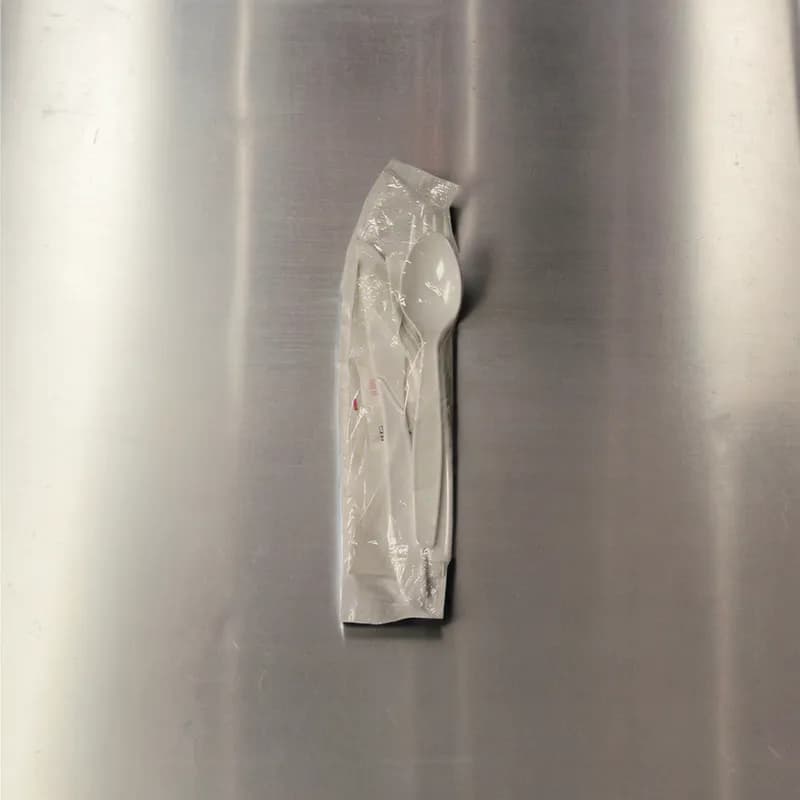 6PC Cutlery Kit PS White Extra Heavy Duty With Napkin,Fork,Knife,Salt & Pepper,Spoon 250/Case