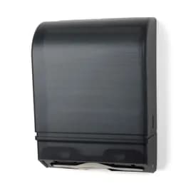 Paper Towel Dispenser 5X11.375X15.25 IN Plastic Steel Translucent Black Folded Towel 1/Each