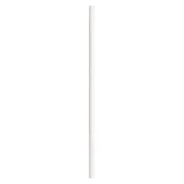 Aardvark® Jumbo Straw 7.75 IN Paper White Unwrapped Bulk 4800/Case
