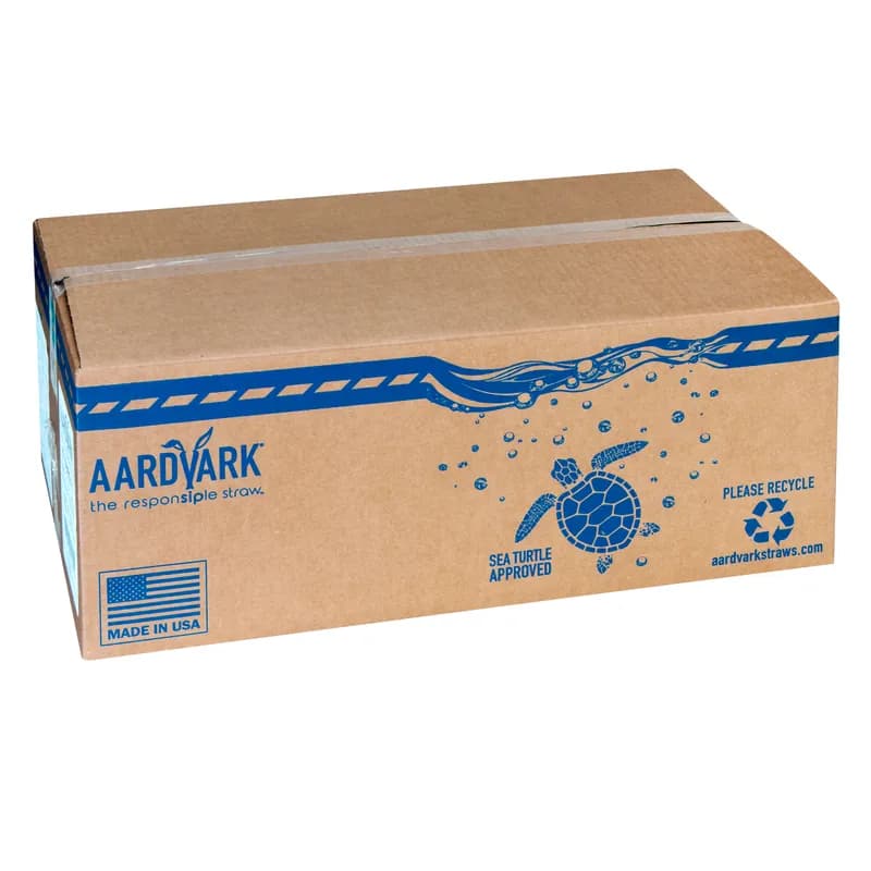 Giant Straw 7.75 IN Paper White 2400/Case