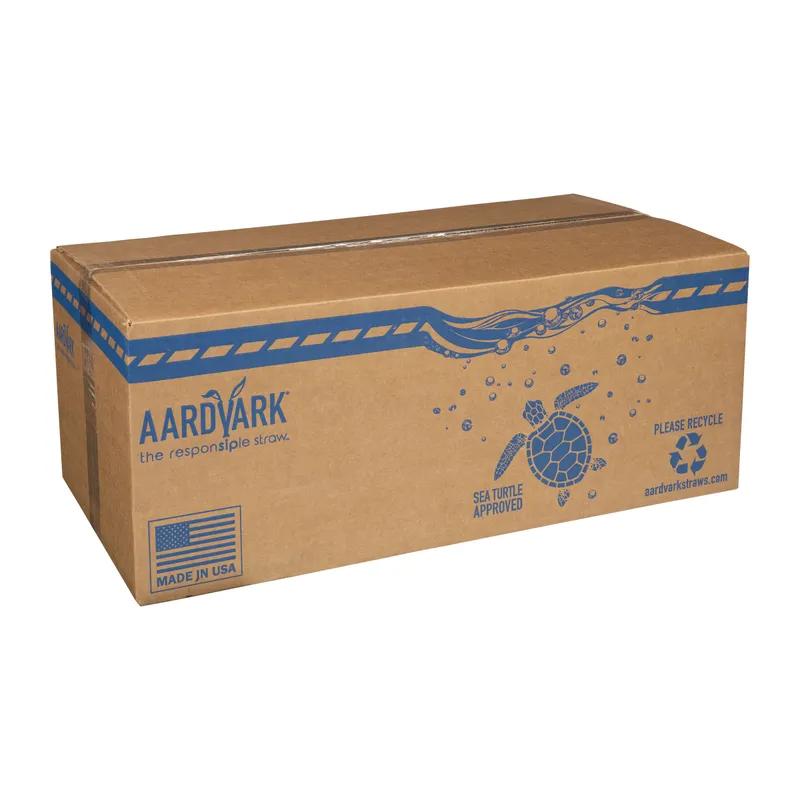Aardvark® Cocktail Straw 0.23X5.75 IN Paper Black Unwrapped 875 Count/Pack 8 Packs/Case 7000 Count/Case