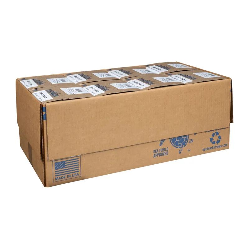 Aardvark® Cocktail Straw 0.23X5.75 IN Paper Black Unwrapped 875 Count/Pack 8 Packs/Case 7000 Count/Case