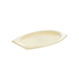Dart® Quiet Classic® Serving Tray Base 9.8X6.6 IN Polystyrene Foam Yellow Oval 500/Case