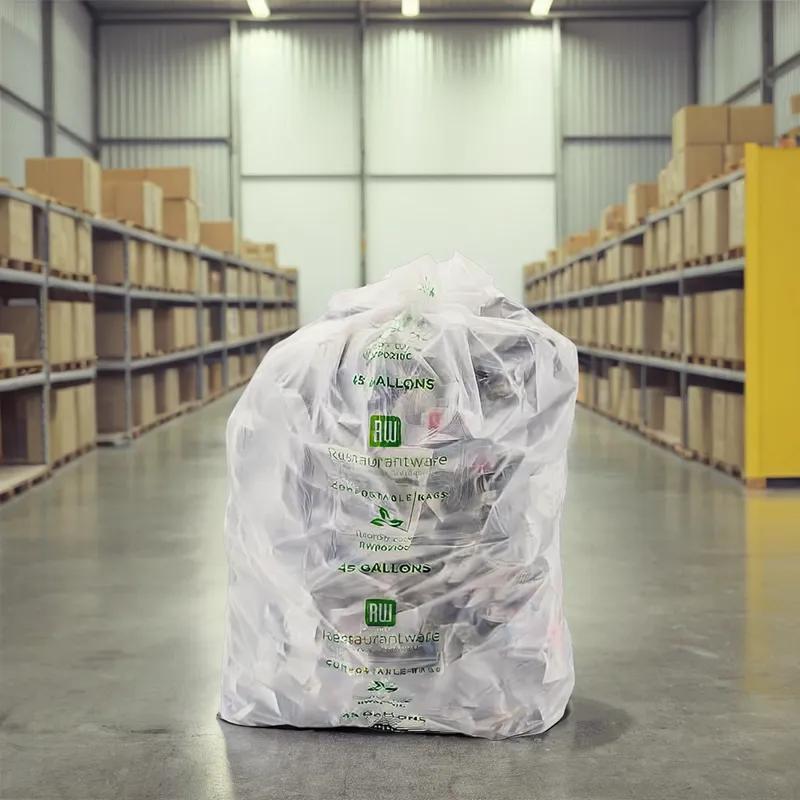 Can Liner 40X46 IN Natural Plastic 250/Case