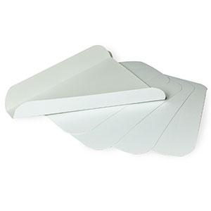 Pizza Slice Holder Paper White 250 Count/Pack 4 Packs/Case 1000 Count/Case