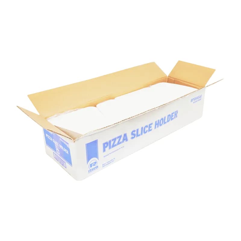 Pizza Slice Holder Paper White 250 Count/Pack 4 Packs/Case 1000 Count/Case