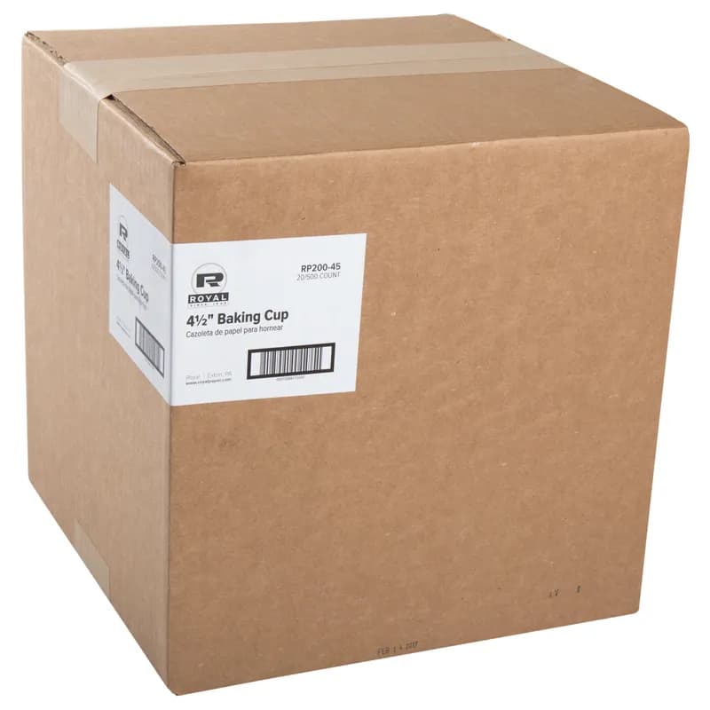 Baking Cup 4.5X2X1.25 IN Fluted 500 Count/Pack 20 Packs/Case 10000 Count/Case