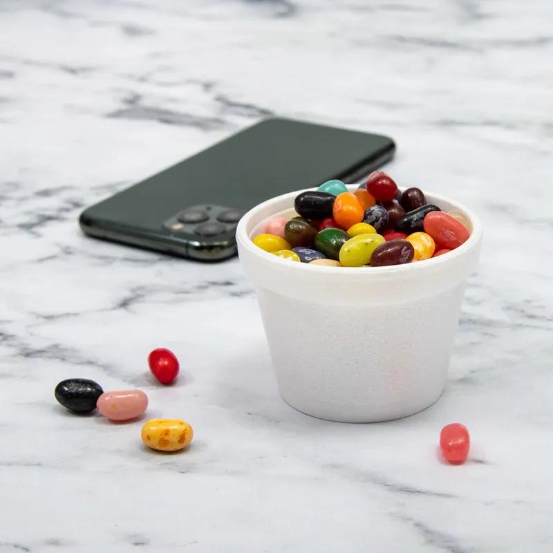 Dart® J Cup® Food Container Base 3.5 OZ EPS White Insulated 50 Count/Pack 20 Packs/Case 1000 Count/Case