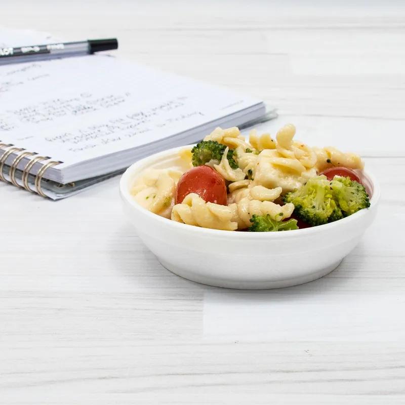 Dart® J Cup® Bowl 6 OZ EPS White Round Insulated 50 Count/Pack 20 Packs/Case 1000 Count/Case