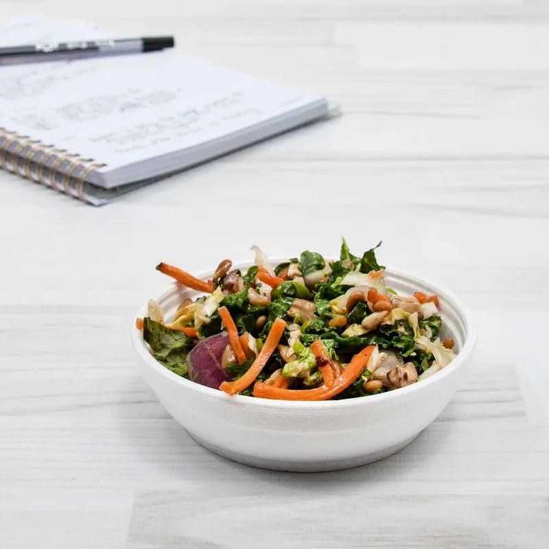 Dart® J Cup® Bowl 6 OZ EPS White Round Insulated 50 Count/Pack 20 Packs/Case 1000 Count/Case