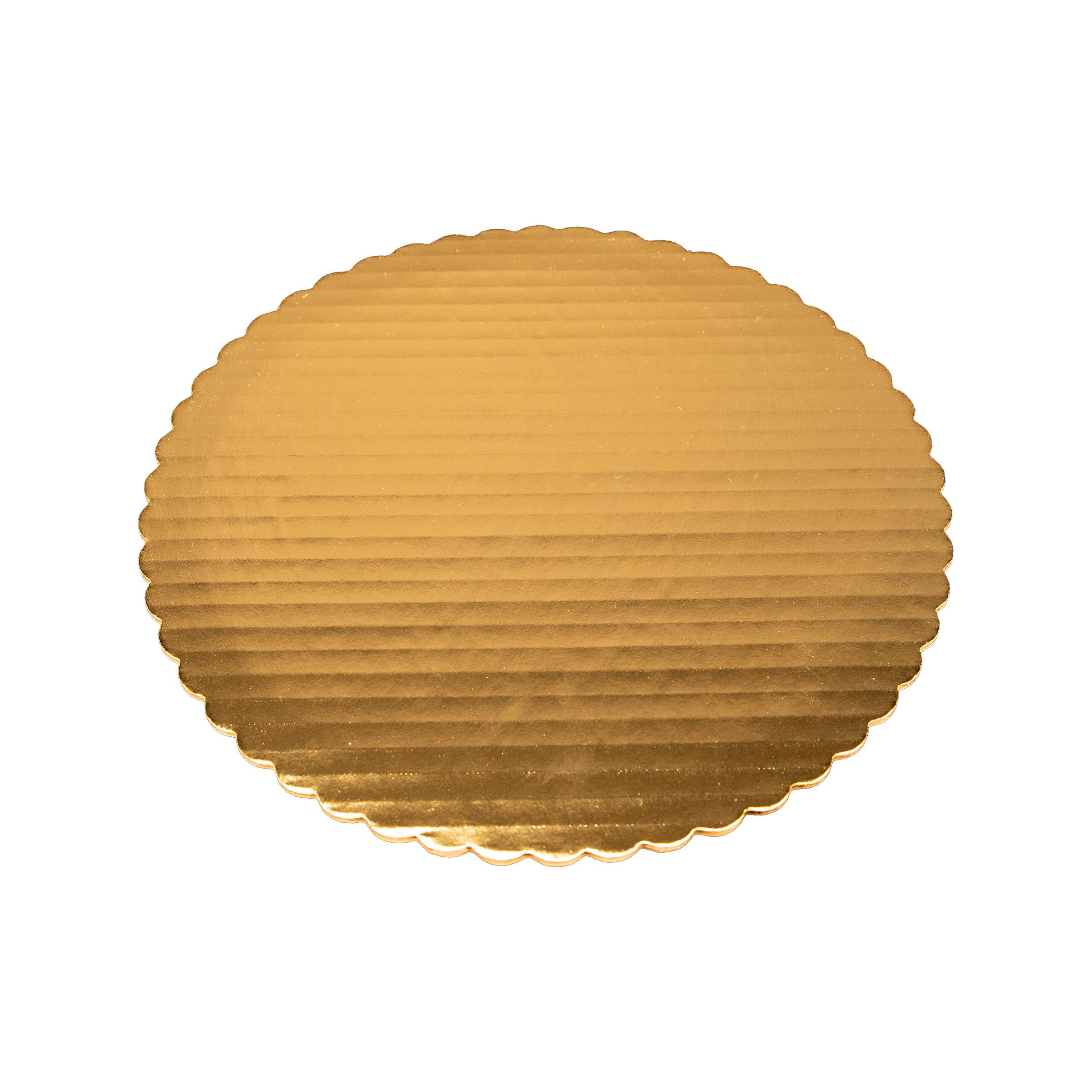 Cake Circle 10 IN Corrugated Paperboard Gold 200/Case