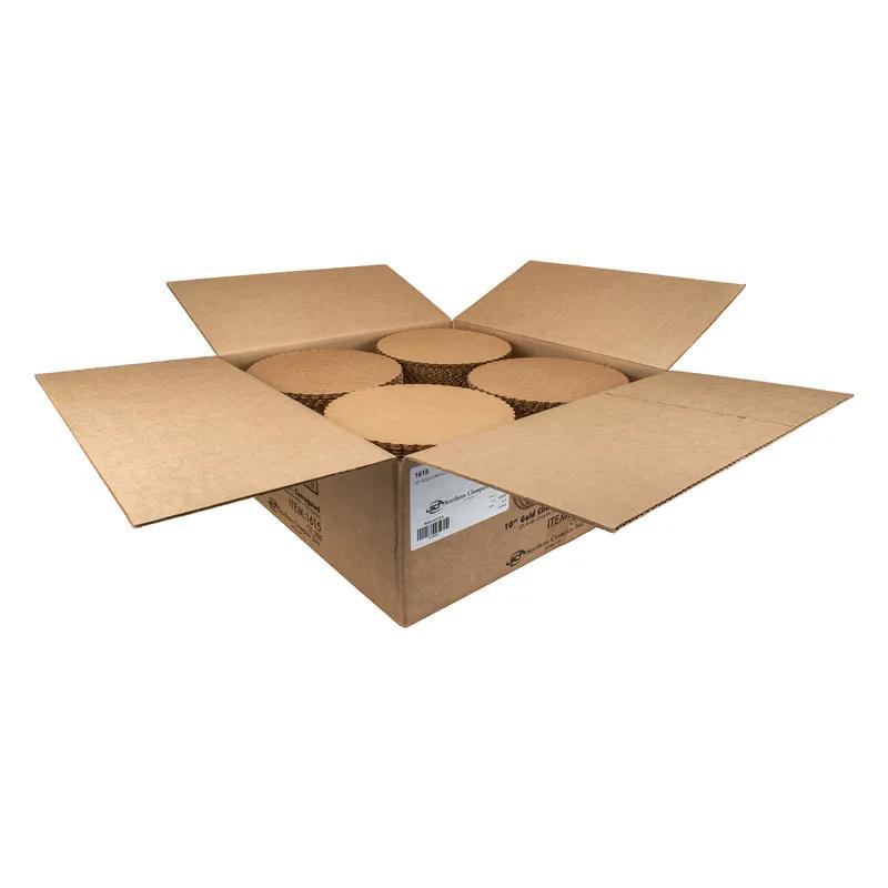 Cake Circle 10 IN Corrugated Paperboard Gold 200/Case