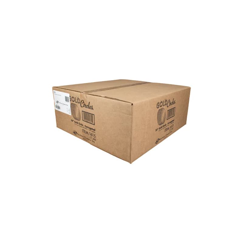 Cake Circle 10 IN Corrugated Paperboard Gold 200/Case
