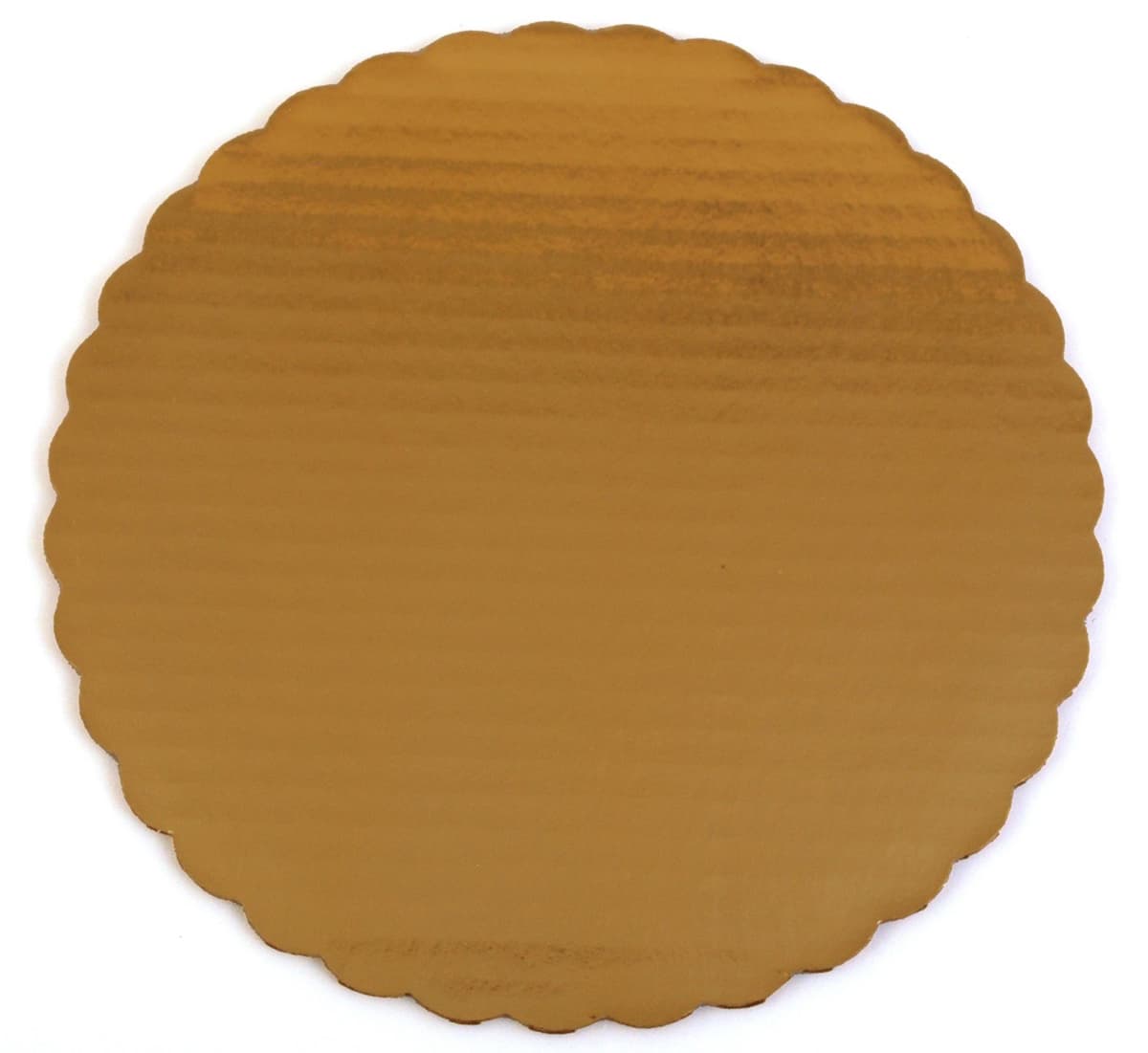 Cake Circle 14 IN Corrugated Cardboard Gold Foil Single Wall 100/Case