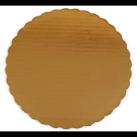Cake Circle 14 IN Corrugated Cardboard Gold Foil Single Wall 100/Case