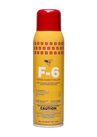 F-6™ Flying Insect Killer Insecticide 20 FLOZ White Mild Ready-to-Use (RTU) 12/Case